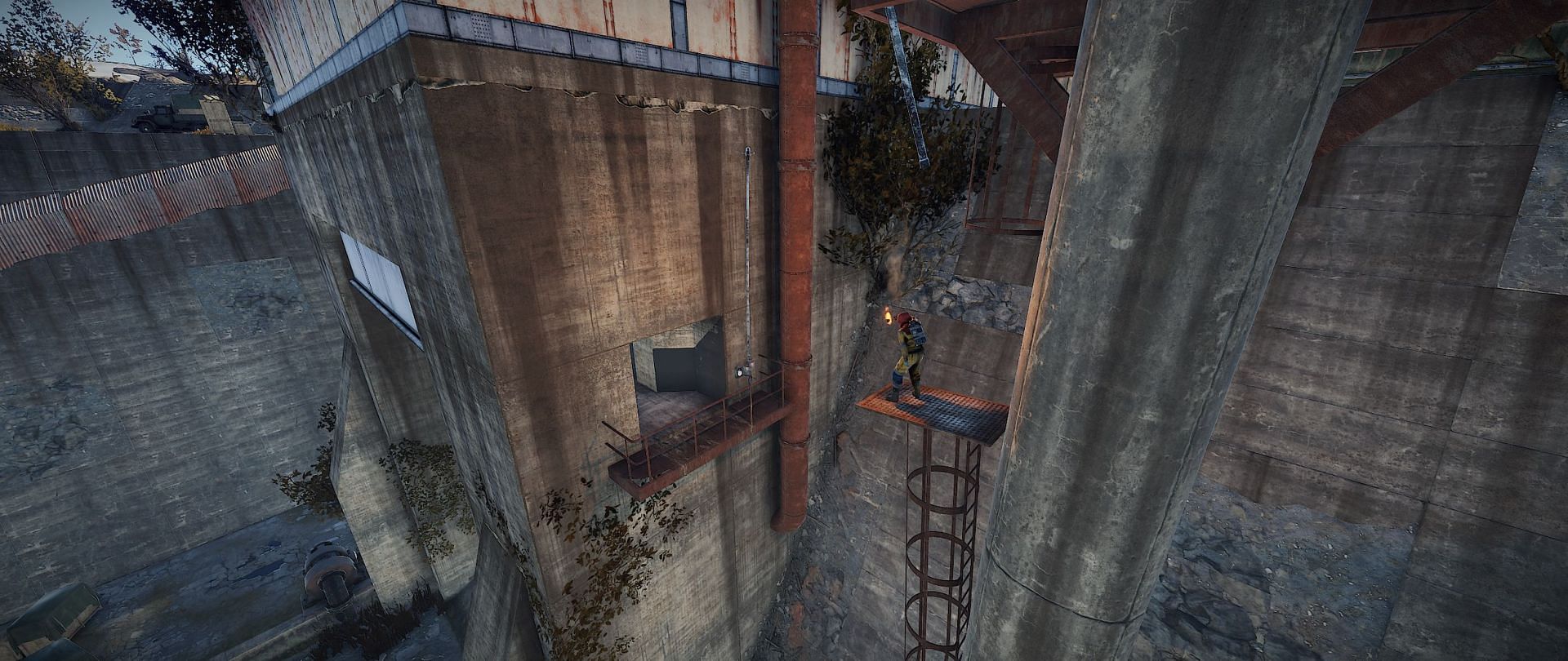 Switch near the tunnel (Image via Facepunch Studios)